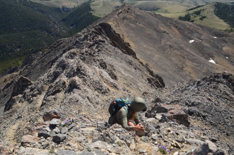Kari Cieszkiewicz on Cotopaxi in Ecuador mountaineering. Kari is an education and outreach coordinator for National Elk Refuge.