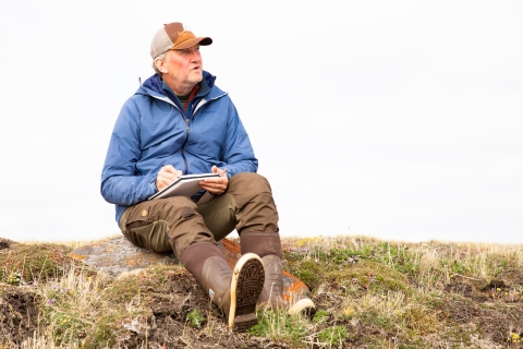	Michael Boardman joined the Canning River Bird Camp as an Artist in Residence through the Voices of the Wilderness Program