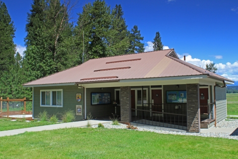 The administrative headquarters building for Kootenai NWR