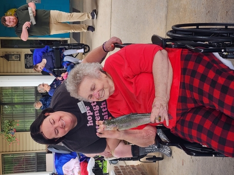 Trout Fishing at the Southfork River Therapy and Living Center