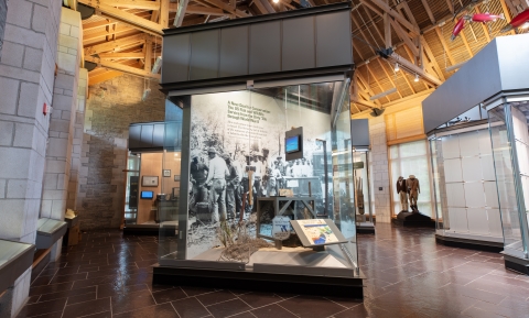 Exhibit in museum at National Conservation Training Center