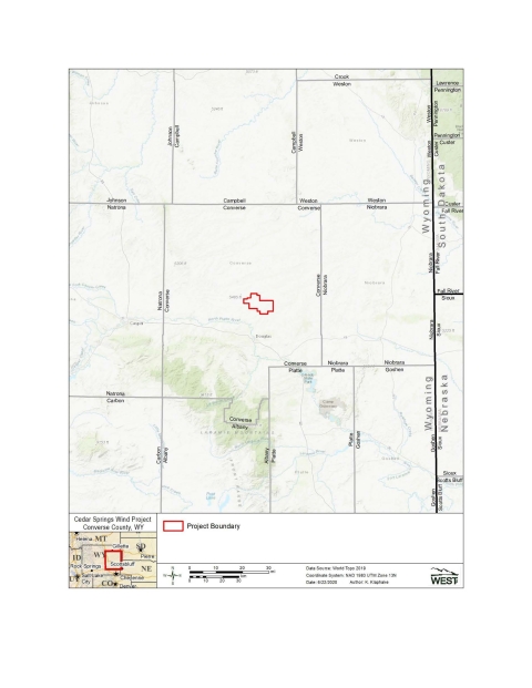 Cedar Springs II Map