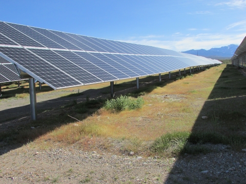 Solar Panels on a field