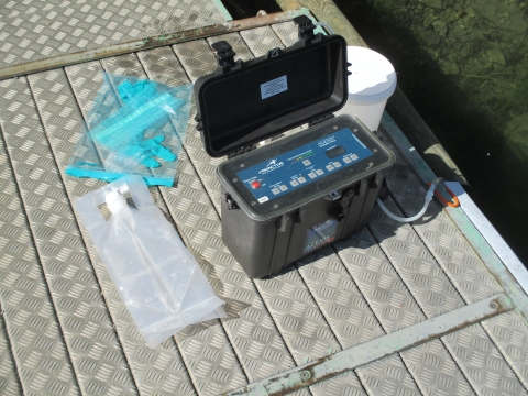 eDNA sampling equipment
