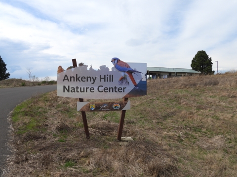 Ankeny Hill Nature Center Entrance Sign