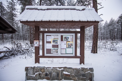 Entrance Kiosk for Turnbull NWR