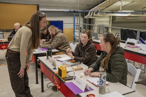 Training course at National Conservation Training