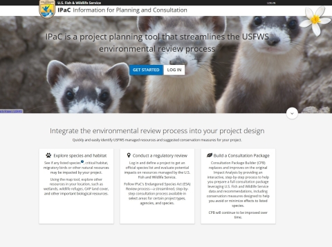 IPaC Webpage Screenshot
