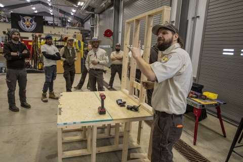 Instructor teaching wage grade fundamentals course