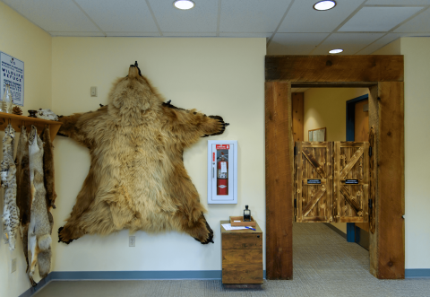 Interior entryway of the Little Pend Oreille NWR
