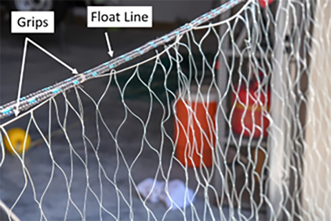 Illustration of Gill Net Construction