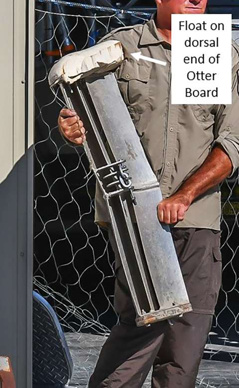 Hendricksson style” mid-water Otter board 