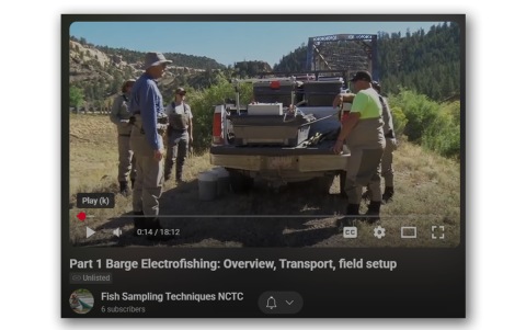 Barge Electrofishing Overview and Setup