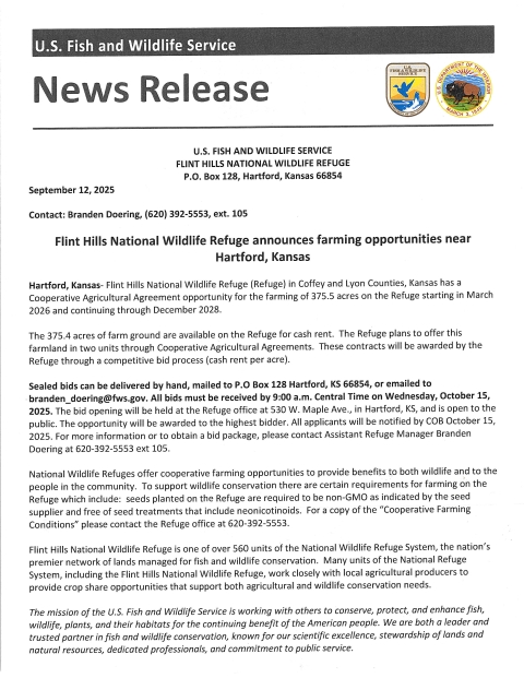 News Release from Flint Hills