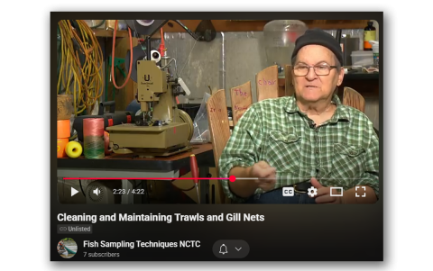 Cleaning and Maintaining Trawls