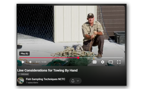 Line Considerations for Towing by Hand