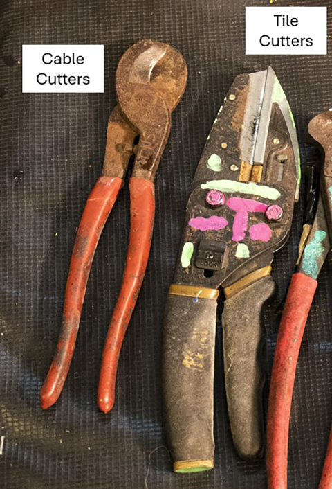 Cable and tile cutters