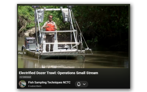 Electrified Dozer Trawl Operations Small Stream