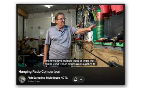 Part 2) Twines, H-needles, netting materials, better net design, 2:1 vs. 3:1 hanging ratios.