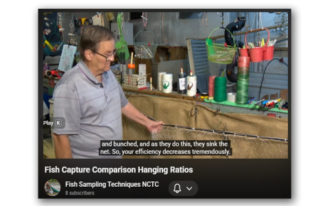 (Part 4) Fish capture by 2:1 vs. 3:1 hanging ratios, gear saturation, hanging ratio efficiency, better net design.