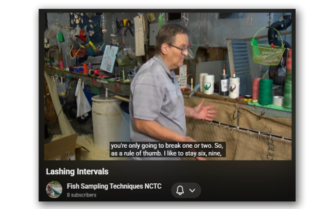 (Part 5) Better net design- Preferred distances between lashing.