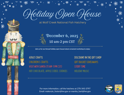 Flyer for Holiday Open House