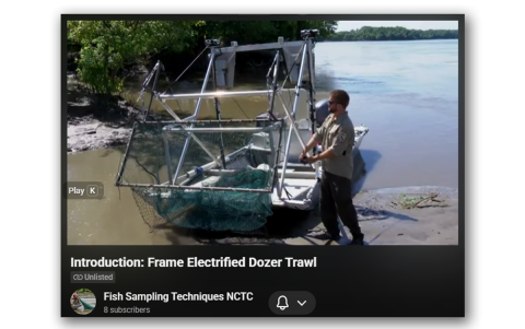 Frame Electrified Dozer Trawl