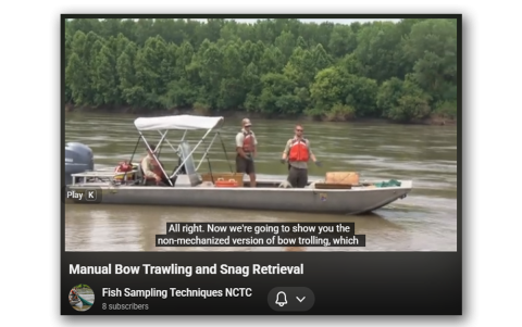 Manual Bow Trawling and Snag Retrieval