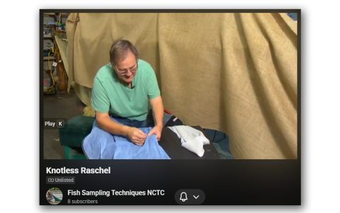 Knotless Polyester Raschel netting