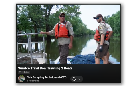 Surface Trawl Bow Trawling 2 Boats