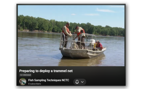 Trammel Net (drifting) preparation for deployment