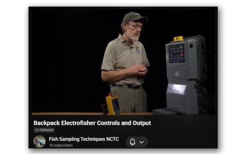 Electrofishing: Backpack Electrofisher Controls and Output