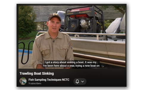 Trawling Boat Sinking