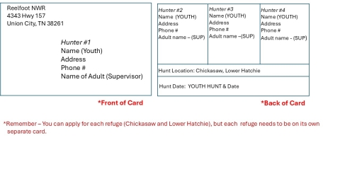 Turkey Quota YOUTH Application Card