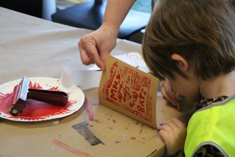 Bat Crafts at MN Bat Fest