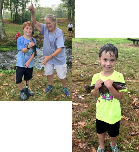 Children with their Fish