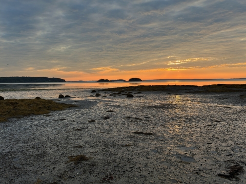 Sunrise at Casco Bay, Maine