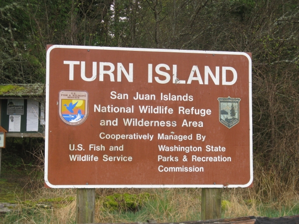 Turn Island Sign