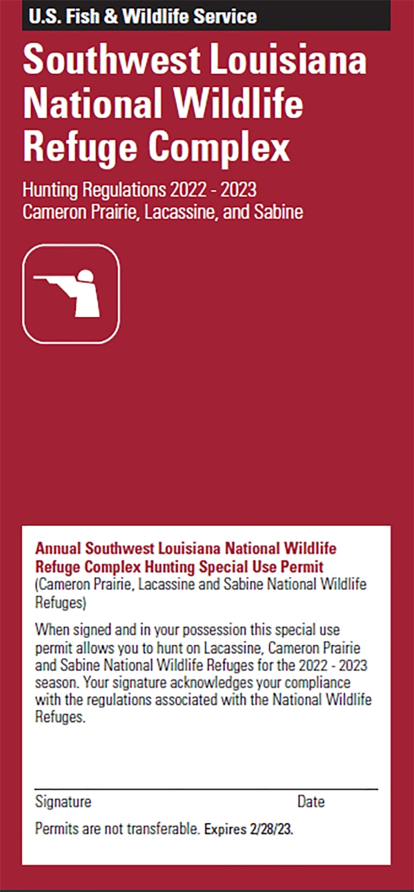 Cover image of the Southwest Louisiana Hunt Regulations Brochure