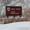 Upper Souris National Wildlife Refuge Entrance Sign