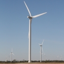 Wind turbines at a facility in northwest Indiana.