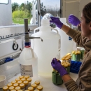 LGLFWCO-processing-samples-in-mobile-eDNA-laboratory.jpg | FWS.gov