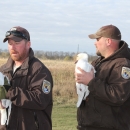 Refuge staff participating in a goose survey.
