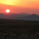 Sunrise at Crow Heart Butte on the Wind River Indian Reservation