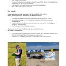 Avian Intern Engaged on Public Outreach With a Large Piping Plover Cutout