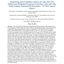 Monitoring and Evaluation Updates for John Day/The Dalles Dam Mitigation Programs at Spring Creek and Little White Salmon National Fish Hatcheries -FY 2022 Annual Report
