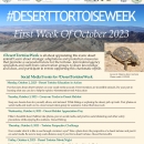 2023 Desert Tortoise Week Flyer