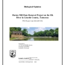 Harms Mill Dam Removal Project Biological Opinion