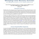 Whooping Crane Recovery Activities: 2022 Breeding Season to 2023 Spring Migration