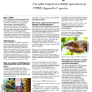 Use After Import of CITES Appendix-I Listed Species